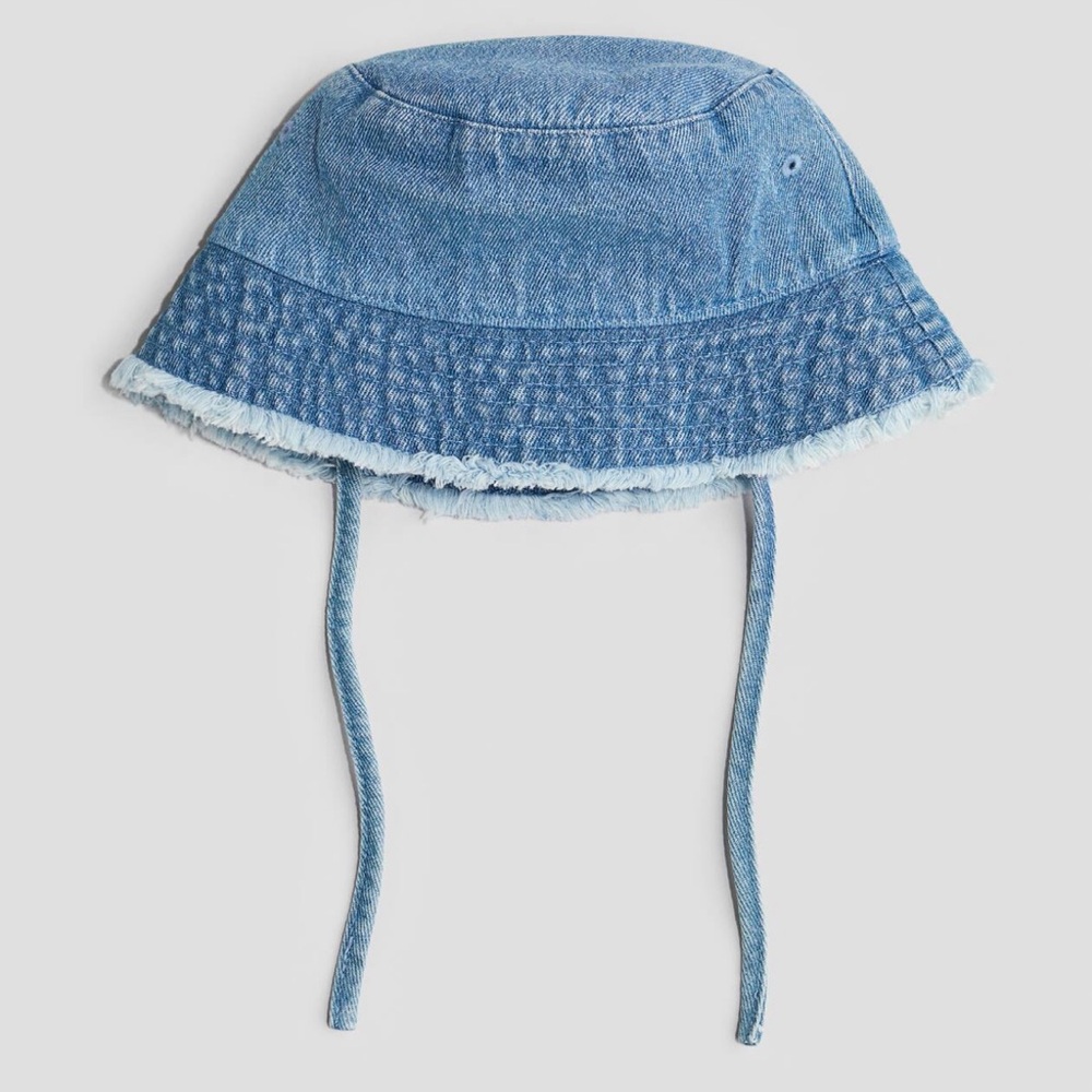 H&M Baby Blue Denim Sun Hat Size 6 - 12 Months